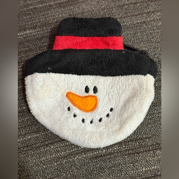 Snowman Plush Pouch - Picture 1 of 3